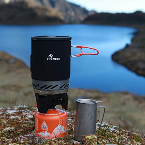 Fire-Maple "Fixed Star 1" Backpacking and Camping Stove System | Outdoor Propane Camp Cooking Gear | Portable Pot/Jet Burner Set | Ideal for Hiking, Trekking, Fishing, Hunting Trips and Emergency Use